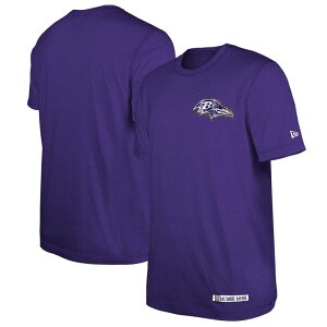 �j���[�G�� �����Y �g�b�v�X T�V���c Men's New Era Purple Baltimore Ravens 2024 NFL Training Camp T-Shirt Rav Purple �p�[�v��