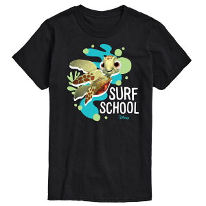 �f�B�Y�j�[ �s�N�T�[ �����Y �g�b�v�X T�V���c �O���t�B�b�N Disney / Pixar's Finding Nemo Squirt Men'surf School Graphic Tee Black �u���b�N