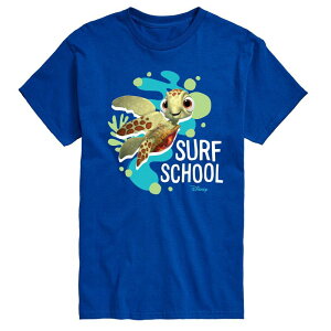 �f�B�Y�j�[ �s�N�T�[ �����Y �g�b�v�X T�V���c �O���t�B�b�N Disney / Pixar's Finding Nemo Squirt Men'surf School Graphic Tee Blue �u���[