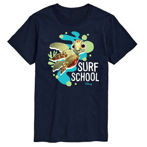 �f�B�Y�j�[ �s�N�T�[ �����Y �g�b�v�X T�V���c �O���t�B�b�N Disney / Pixar's Finding Nemo Squirt Men'surf School Graphic Tee Navy �l�C�r�[