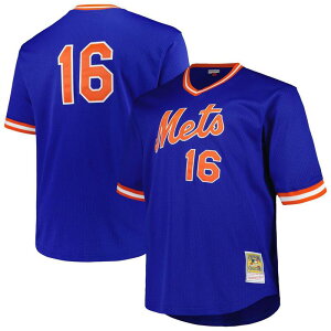 �v���t�@�C�� �����Y �g�b�v�X T�V���c ���b�V�� �g�[�� �W���[�W�[ Men's Profile Dwight Gooden Royal New York Mets Big & Tall Cooperstown Collection Mesh Batting Practice Jersey Met Blue �u���[