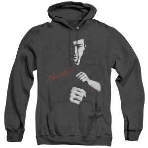 yz CZX LN^[ Y jbgEZ[^[ AE^[ Bruce Lee The Dragon Awaits Adult Heather Hoodie Black