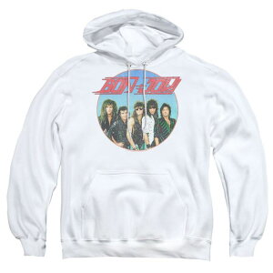yz CZX LN^[ Y jbgEZ[^[ AE^[ Bon Jovi Bon Sphere Adult Pull Over Hoodie White
