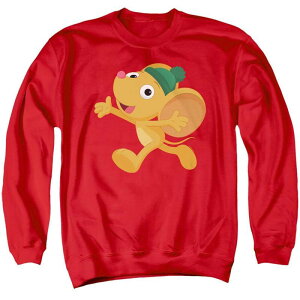yz CZX LN^[ Y jbgEZ[^[ AE^[ Sesame Street Furry Friend Little Mouse Adult Crewneck Sweatshirt Red