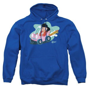 yz CZX LN^[ Y jbgEZ[^[ AE^[ Elvis Presley Speedway Adult Pull Over Hoodie Royal Blue