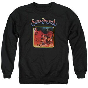 yz CZX LN^[ Y jbgEZ[^[ AE^[ Atari Swordquest Adult Crewneck Sweatshirt Black