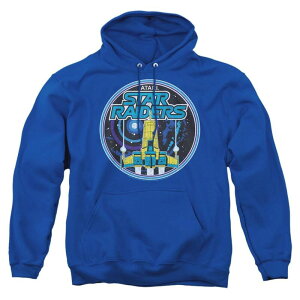 yz CZX LN^[ Y jbgEZ[^[ AE^[ Atari Badge Adult Pull Over Hoodie Royal Blue