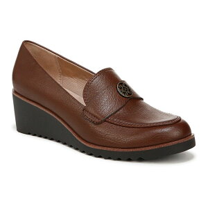 ���C�t�X�g���C�h ���f�B�[�X �V���[�Y �p���v�X ���[�t�@�[ LifeStride Zed Women's Wedge Loafers Dark Tan �^��