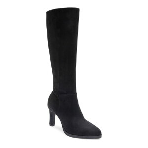 �G�A���\�[���Y ���f�B�[�X �V���[�Y �u�[�c�E���C���u�[�c Aerosoles Lynx Women's Knee-High Boots Black Faux Suede �u���b�N
