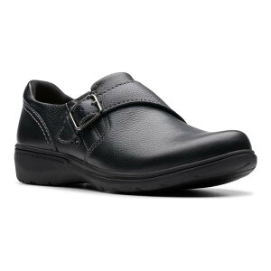 yz N[NX fB[X Xb|E[t@[ V[Y ClarksR Carleigh Jazz Women's Leather Shoes Black