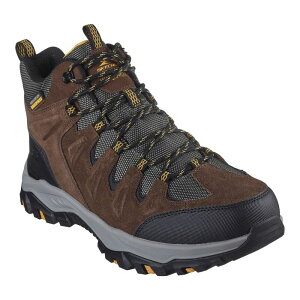 XPb`[Y Y V[Y u[cECu[c Skechers Relaxed FitRickter Branson Men's Waterproof Hiking Boots Khaki J[L