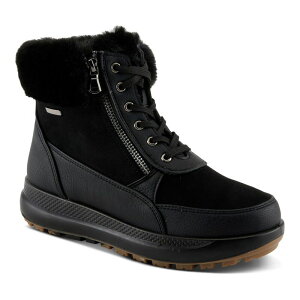 yz tNTX fB[X u[cECu[c V[Y Flexus By Spring Step Burrell Women's Waterproof Ankle Boots Black