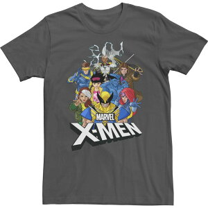 yz CZX LN^[ Y TVc gbvX Men's Marvel X-Men Character Mashup Tee Charcoal