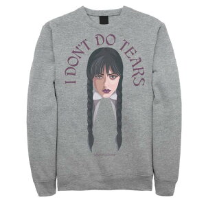yz CZX LN^[ Y TVc gbvX Men's Wednesday Donft Do Tears Graphic Sweatshirt Athletic Heather