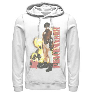 yz CZX LN^[ Y TVc gbvX Men's The Suicide Squad Peacemaker Explosion Logo Hoodie White