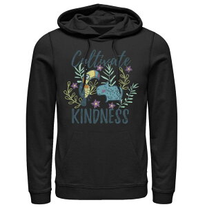 【送料無料】 ライセンス キャラクター メンズ Tシャツ トップス Disney's Encanto Men's Cultivate Kindness Distressed Animal Sketch Hoodie Black