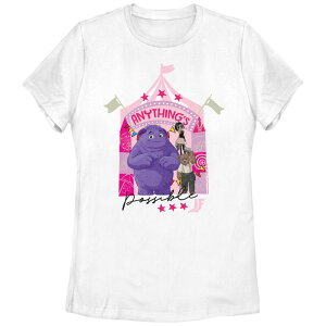 yz CZX LN^[ fB[X TVc gbvX Juniors' Imaginary Friends Anything's Possible Graphic Tee White