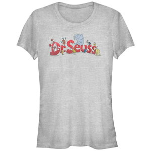 �A�j���L�����N�^�[ ���f�B�[�X �g�b�v�X T�V���c �O���t�B�b�N Licensed Character Juniors' Dr. Seuss Retro Characters Fitted Graphic Tee Athletic Heather �w�U�[