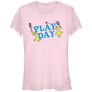 �A�j���L�����N�^�[ ���f�B�[�X �g�b�v�X T�V���c �O���t�B�b�N Licensed Character Juniors' Dr. Seuss Play Day Fitted Graphic Tee Light Pink �s���N