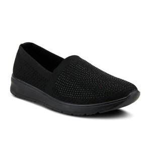 tNTX fB[X V[Y T_ Flexus by Spring Step Century Women'slip-On Shoes Black ubN