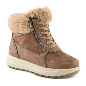 tNTX fB[X V[Y u[cECu[c AN Flexus By Spring Step Burrell Women's Waterproof Ankle Boots Light Brown uE