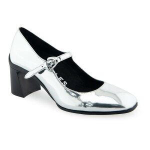 �G�A���\�[���Y ���f�B�[�X �V���[�Y �p���v�X �q�[�� Aerosoles Cali Women's Mary Jane Heelsilver Mirror Metallic �V���o�[