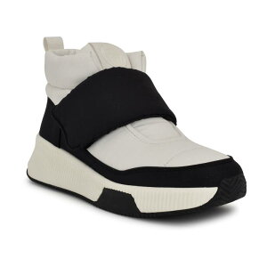 yz iCEFXg fB[X u[cECu[c V[Y Nine West Tumble Puffy Women's Booties Cream Black