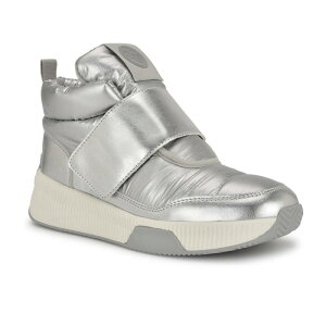 yz iCEFXg fB[X u[cECu[c V[Y Nine West Tumble Puffy Women's Booties Silver