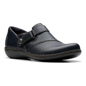 N[NX fB[X V[Y Xj[J[ U[ Clarks Ashland Gem Women's Leather Shoes Navy lCr[