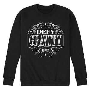 �A�j���L�����N�^�[ �����Y �g�b�v�X T�V���c �X�E�F�b�g �t���[�X Licensed Character Men's Wickedefy Gravity Crew Fleece Sweatshirt Black �u���b�N