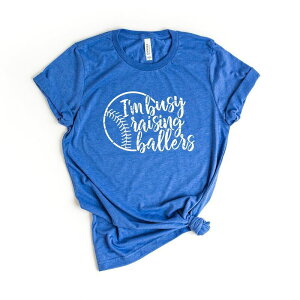 Simply Sage Market ���f�B�[�X �g�b�v�X T�V���c �O���t�B�b�N Simply Sage Market I'm Busy Raising Ballershort Sleeve Graphic Tee Royal