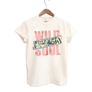 Simply Sage Market ���f�B�[�X �g�b�v�X T�V���c Simply Sage Market Wild Soul Tiger Garment Dyed Tees Ivory �A�C�{���[