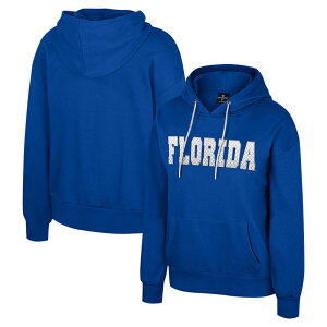 �R���V�A�� ���f�B�[�X �g�b�v�X T�V���c �p�[�J�[ Women's Colosseum Royal Florida Gators Reflection Rhinestone Drawcord Pullover Hoodie Fld Blue �u���[