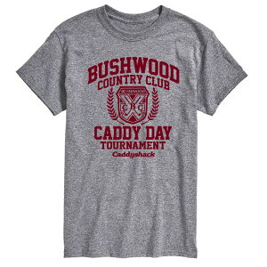 �A�j���L�����N�^�[ �����Y �g�b�v�X T�V���c �O���t�B�b�N Licensed Character Men's Caddy Shack Bushwood Graphic Tee Heather Gray �O���[