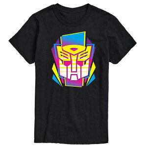 yz CZX LN^[ Y TVc gbvX Men's Transformers Halftone Icon Autobot Tee Black