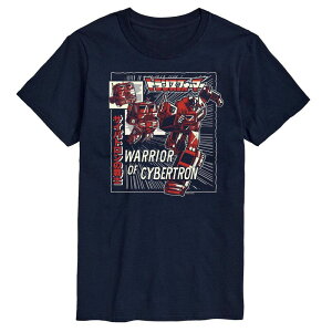 �A�j���L�����N�^�[ �����Y �g�b�v�X T�V���c �O���t�B�b�N Licensed Character Men's Transformers Warrior Of Cybertron Graphic Tee Navy �l�C�r�[