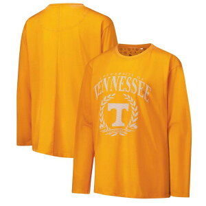 yz vX{bNX fB[X TVc gbvX Women's Pressbox Tennessee Orange Tennessee Volunteers Chandler Olive Leaf Arch Long Sleeve T-Shirt Ten Orange