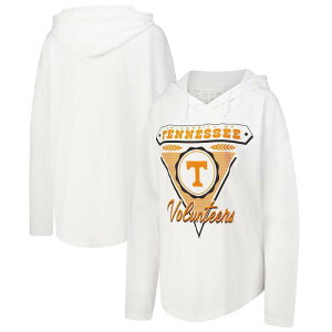 vX{bNX fB[X gbvX TVc p[J[ Women's Pressbox Whitennessee Volunteersan Bruno Hoodie Long Sleeve T-Shirten White zCg