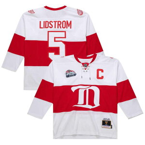 �~�b�`�F��&�l�X �����Y �g�b�v�X T�V���c �W���[�W�[ Mitchell & Ness Men's Nicklas Lidstrom White Detroit Red Wings 2008-09 Power Play Jersey Rdwhite �z���C�g