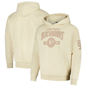 ���x���E�F�A �����Y �g�b�v�X T�V���c �p�[�J�[ Men's Levelwear Connor Bedard Khaki Chicago Blackhawks Contact Name & Number Hoodie Hwk Beig K �J�[�L