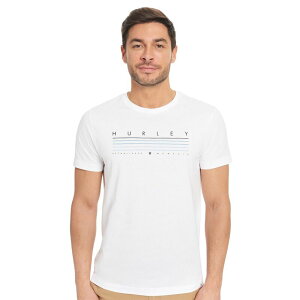 �n�[���[ �����Y �g�b�v�X T�V���c �O���t�B�b�N Men's Hurley Graphic Tee White �z���C�g