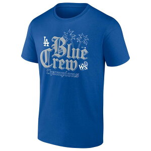 �A���u�����f�b�h �����Y �g�b�v�X T�V���c Unbranded Men's Los Angeles Dodgers MLB 2024 World Series Champions Hometown Trophy T-Shirt Lad Blue �u���[