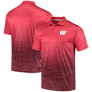 �R���V�A�� �����Y �g�b�v�X T�V���c �|���V���c Men's Colosseum Red Wisconsin Badgers Marshall Polo Wis Red ���b�h