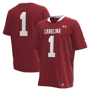 A_[A[}[ Y gbvX TVc W[W[ Men's Under Armour #1 Garnet South Carolina Gamecocks Throwback Replica Jersey Scred bh