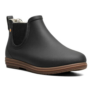 yz {OX fB[X u[cECu[c V[Y Bogs Sweetpea II Women's Plush Waterproof Chelsea Rain Boots Black