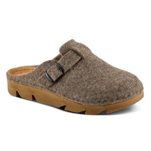 yz tNTX fB[X T_ V[Y Flexus by Spring Step Clogger Women's Slippers Light Brown