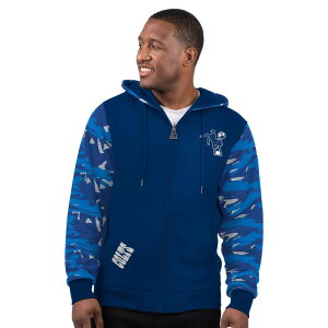 X^[^[ Y gbvX TVc Be[W S p[J[ Men'starteroyal Indianapolis Colts Thursday Night Gridiron Vintage Logo Full-Zip Hoodie Clt Blue u[