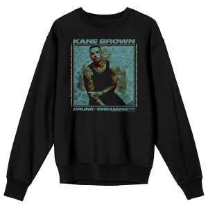 �A�j���L�����N�^�[ �����Y �g�b�v�X T�V���c �O���t�B�b�N Licensed Character Men's Kane Brown Drunk or Dreaming Long Sleeve Graphic Tee Black �u���b�N