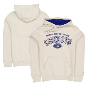 �j���[�G�� �����Y �g�b�v�X T�V���c �p�[�J�[ Men's New Era Cream Dallas Cowboys Historic Pullover Hoodie Cow Beige �x�[�W��