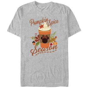 �f�B�Y�j�[ �����Y �g�b�v�X T�V���c �O���t�B�b�N Disney's Minnie Mouse Pumpkin Spice Season Men's Graphic Tee Athletic Heather �w�U�[